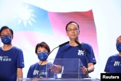 资料照:台湾国民党主席朱立伦