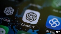 资料照片:人工智能应用程序ChatGPT的标志。(2023年6月6日)