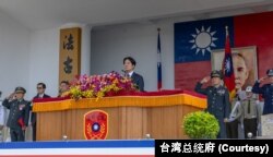 2024年6月16日,台湾总统赖清德主持黄埔军校建校100周年校庆活动。(照片来自台湾总统府网站)