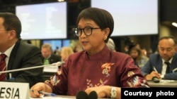印度尼西亚外长蕾特诺·马尔苏迪(Retno Marsudi),