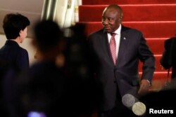 南非总统西里尔·拉马福萨(Cyril Ramaphosa)星期一(9月2日)