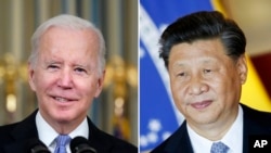 美国总统拜登与中国国家主席习近平(资料照片)