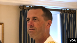 美国海军作战部长理查森上将(Admiral John Richardson) (美国之音黎堡2019年7月2日)