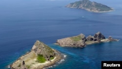 日本所称尖阁诸岛 (中国称钓鱼岛)。(路透社照片)