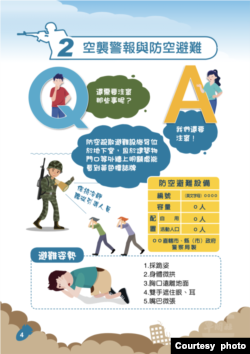 (台湾《全民国防手册》图示2. (图片来源:台湾国防部)