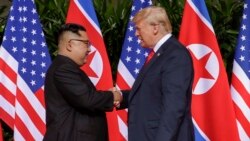 美国总统川普和朝鲜领导人金正恩历史性会面