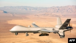 (资料照)美国空军的MQ-9 Reaper(收割者)无人机