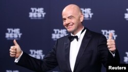 Ông Gianni Infantino, tân chủ tịch FIFA.