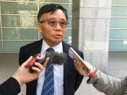 台湾大学公共卫生学院教授陈秀熙(美国之音 陈筠摄)