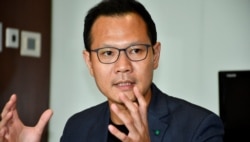 香港公民党立法会议员郭荣铿 (美国之音/汤惠芸)
