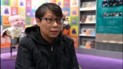 多次在警民冲突第一线的阿宝表示,香港警方使用的催泪弹有不同类型,当中中国制的伤害最为严重。(美国之音视频截图)