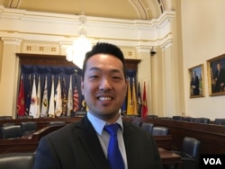 全球台湾研究所资深研究员安大维(美国之音钟辰芳拍摄)