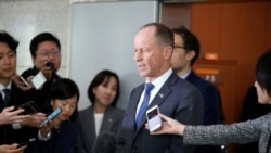 资料照片:美国助理国务卿史达伟在首尔韩国外交部回答记者提问。(2019年11月6日)