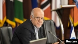 资料照:伊朗石油部长赞加内(Bijan Namdar Zanganeh)。