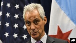 芝加哥市长拉姆·伊曼纽尔(Rahm Emanuel,2017年1月25日)