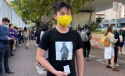 14岁中学三年级学生Harry (美国之音汤惠芸摄)