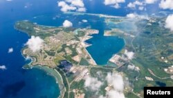 关岛美国海军基地鸟瞰