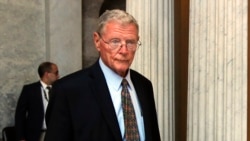 资料照:参议院军事委员会主席、资深共和党参议员英霍夫(Sen. Jim Inhofe, R-OK)