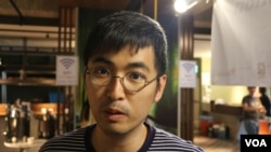 香港雨伞运动领导人周永康(申华拍摄)
