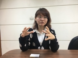 台湾国家政策研究基金会副研究员褚瑞婷。(陈筠摄)