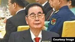 中国前总理、前人大常委会委员长李鹏 (资料图片)