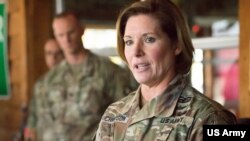 被提名出任美军南方司令部司令的陆军中将劳拉·理查森(Lt. General Laura Richardson)(美国陆军资料照)