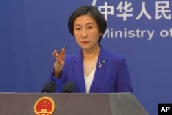 资料照:中国外交部发言人毛宁