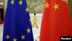 中国和欧盟高层经济对话在北京召开(2018年6月25日路透社)
