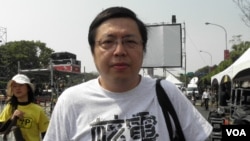 绿色公民行动联盟理事长赖伟杰(美国之音申华拍摄)