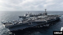 美国斯坦尼斯号航空母舰(照片来源﹕美国海军)