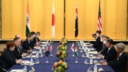 2020年10月,澳大利亚外长佩恩(Marise Payne)、美国国务卿蓬佩奥(Mike Pompeo)、日本外相茂木敏充(Toshimitsu Motegi )和印度外交部长苏杰生 (Subrahmanyam Jaishankar)参加在日本东京参加QUAD会议。