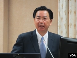 台湾外长吴钊燮(美国之音张永泰拍摄)