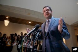美国众议院情报委员会主席、共和党众议员努涅斯在国会(资料图)