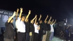 香港人权团体举行刘晓波头七追思会 香港人权团体举行刘晓波头七追思会