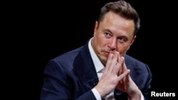 资料图片:特斯拉CEO埃隆-马斯克(Elon Musk)在出席致力于创新和初创企业的 Viva Technology 大会。(2023年6月16日)