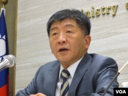 台湾卫福部长陈时中(美国之音张永泰拍摄)