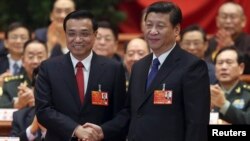 中国新任国务院总理李克强和新任国家主席习近平