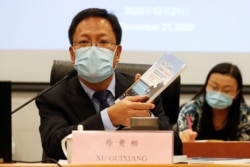 资料照:新疆维吾尔自治区人民政府新闻发言人徐贵相