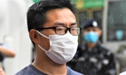 黄浩铭表示,如果民阵被当局取缔,他担心公民社会将会变得更极端 (美国之音/汤惠芸)