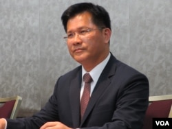 台中市长林佳龙(美国之音张永泰拍摄)