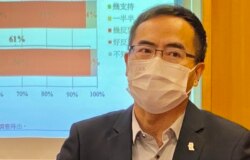 香港教育专业人员协会会长冯伟华表示,新选举制度对民主派的筛选”关卡重重”,担心可能要向亲建制选委”跪求”提名。 (美国之音/汤惠芸)