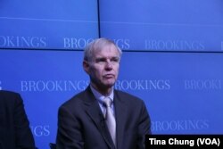 美国布鲁金斯学会东北亚政策中心主任卜睿哲(美国之音钟辰芳拍摄)。