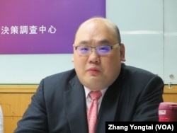 中正大学战略与国际事务研究所助理教授林颖佑(美国之音张永泰拍摄)