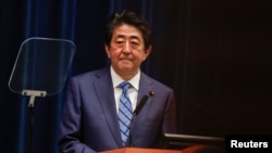 日本首相安倍晋三(资料照片)