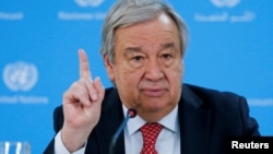资料照:联合国秘书长安东尼奥·古特雷斯(Antonio Guterres)