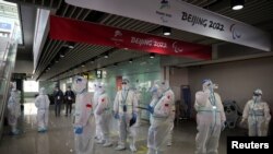 北京冬奥会前的北京国际机场。(2022年1月31日)
