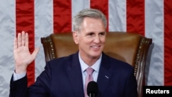 美国国会众议院议长凯文·麦卡锡(Kevin McCarthy)