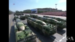 中国2015年9月3日阅兵式上展示东风-16导弹视频 中国2015年9月3日阅兵式上展示东风-16导弹视频