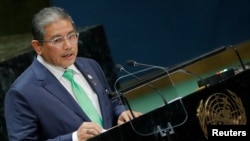 汶莱外交事务部第二部长艾瑞万在纽约联合国大会上发言(2019年9月30日)