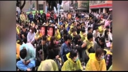 台湾学运领袖吁美调整“一中”政策 台湾学运领袖吁美调整“一中”政策